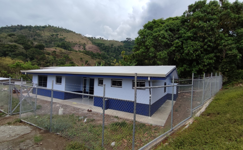 La Construcción de Casa de Salud de Santa Lucía de Chánguena, Región Brunca, fue uno de los proyectos financiados por IMAS en el 2022.