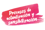 Relato Procesos de actualización y sensibilización 