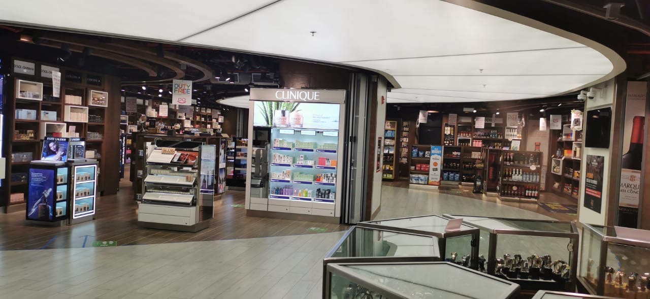 Tienda Duty Free aduanas