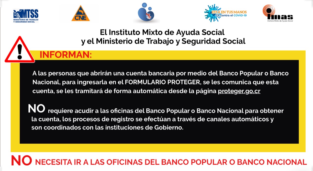 No asistir a las oficinas bancarias