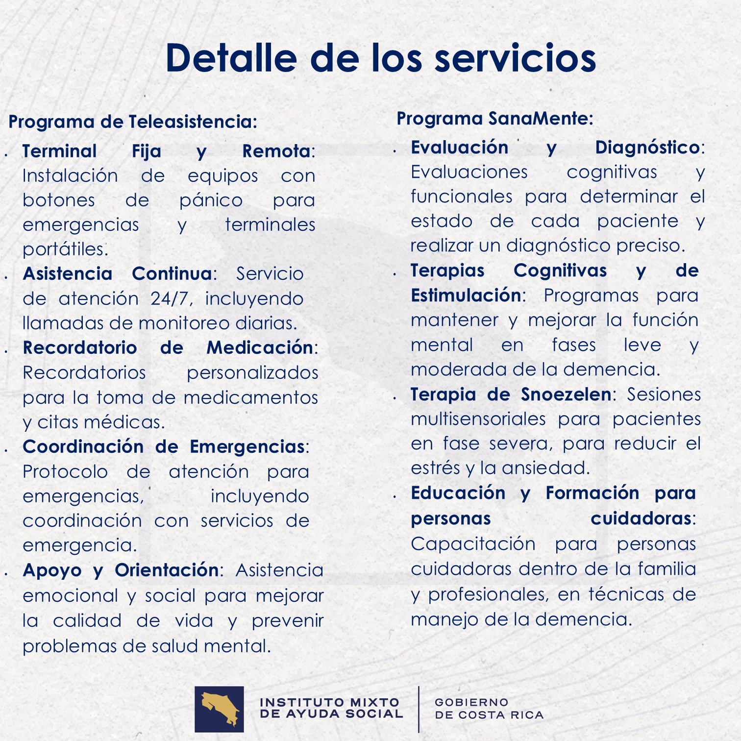 Ilustración de servicios de teleasistencia y Sanamente