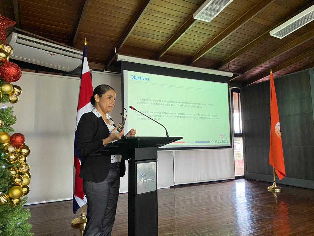 Yorleni León Marchena Ministra de Desarrollo Humano e Inclusión Social y Presidenta Ejecutiva del IMAS