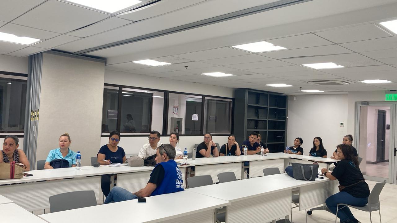 Imagen de la reunión del Comité técnico Institucional de Trata