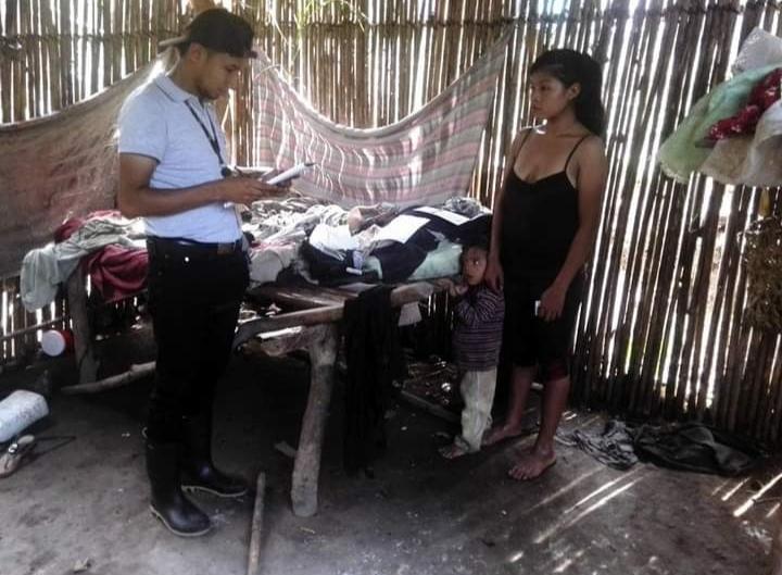Arenides durante la atención apublaciones indígenas