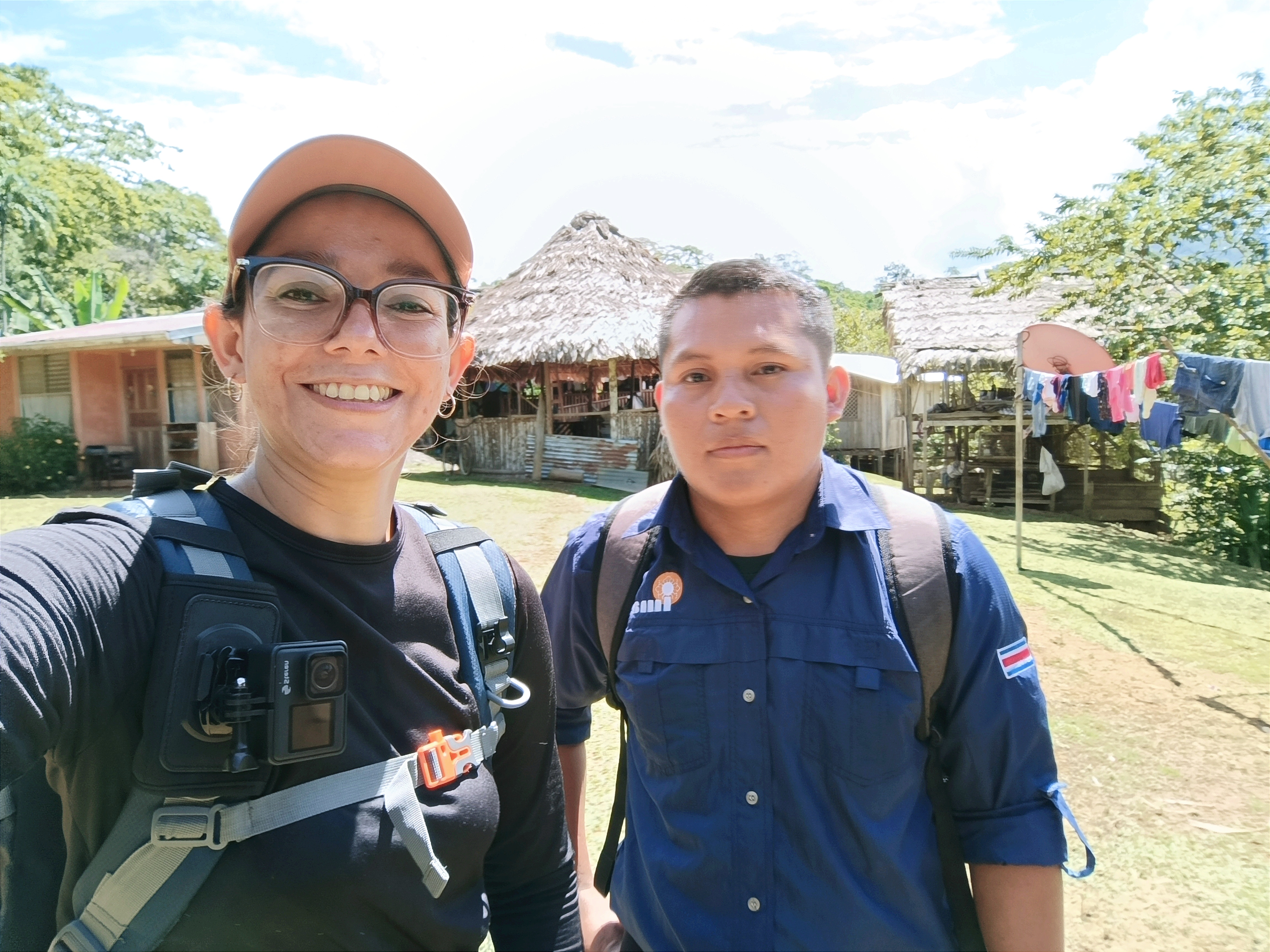 Yocelyn  y Walter juntos Corbita, Talamanca.