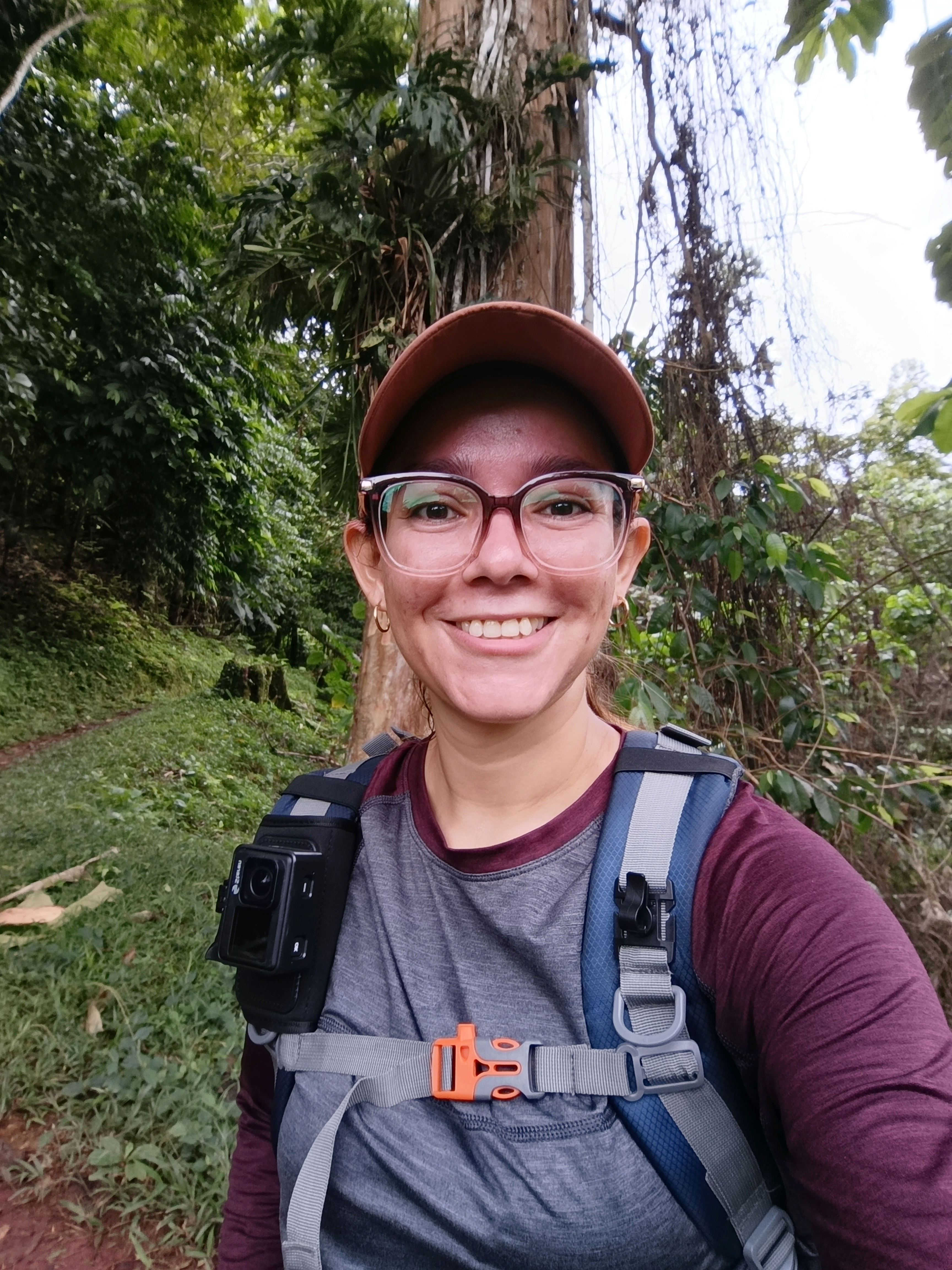 Imagen de Yocely en su recorrido