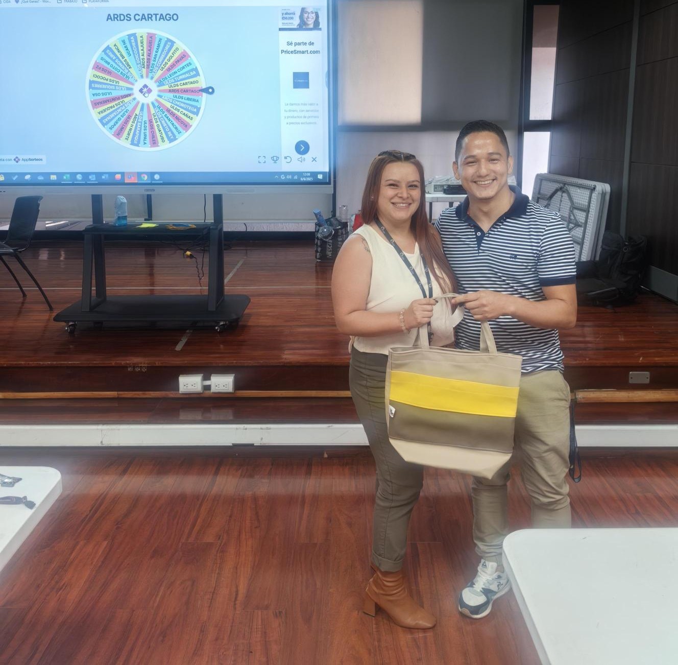 Imagen de las personas enlaces de la CIGA y capacitación en gestión de recursos.