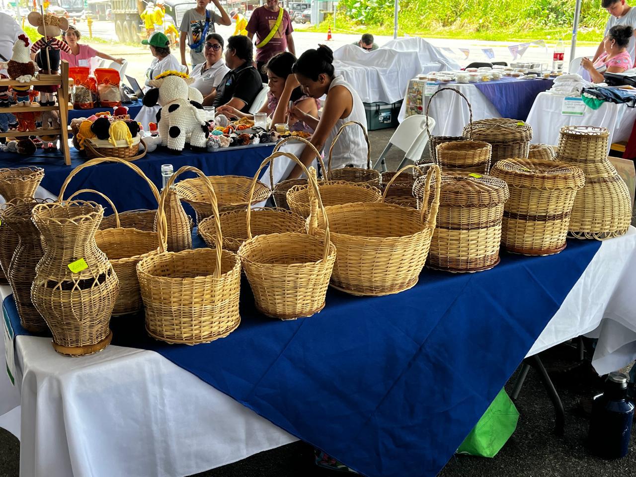 Imagen de emprendedores en Feria de Sarapiquí.