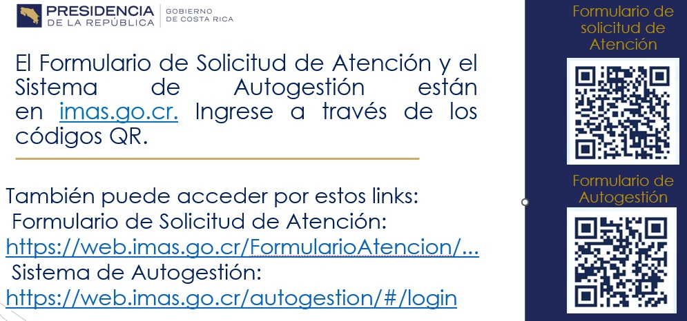 Códigos QR: Sistema de autogestión, Sistema de Solicitud de Atención