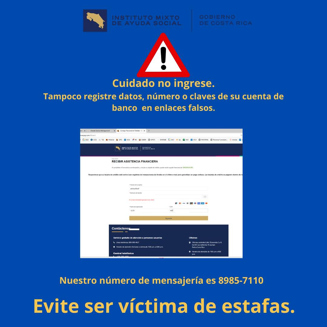 Evite ser víctima de fraude