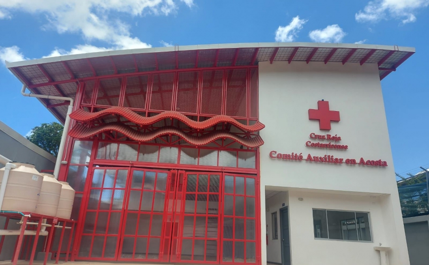 Nuevo edificio de la Cruz Roja en Acosta. 