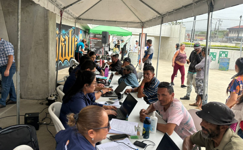 Imagen de la actividad organizada por la ARDS Cartago y DASAI con relación a la Atención a personas en situación de calle