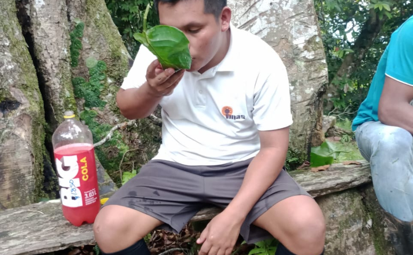 Imagen de Walter Sánchez Sancho, asistente social indígena.