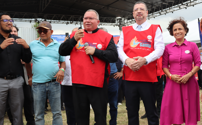 Padre Sergio Valverde, Presidente Rodrigo Chaves, Yorleny León Marchena
