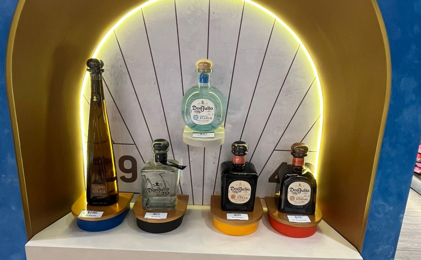 Licor don Julio de venta en Tiendas Duty Free, Aeropuerto Juan Santamaría