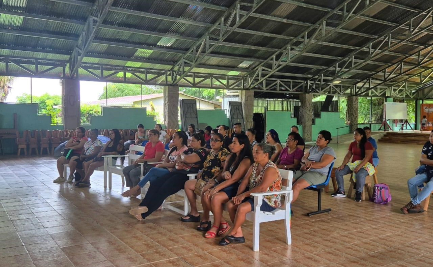 Imagen de la la primera Feria Técnica-Académica para la empleabilidad y el Emprendedurismo en el Territorio Indígena de Matambú