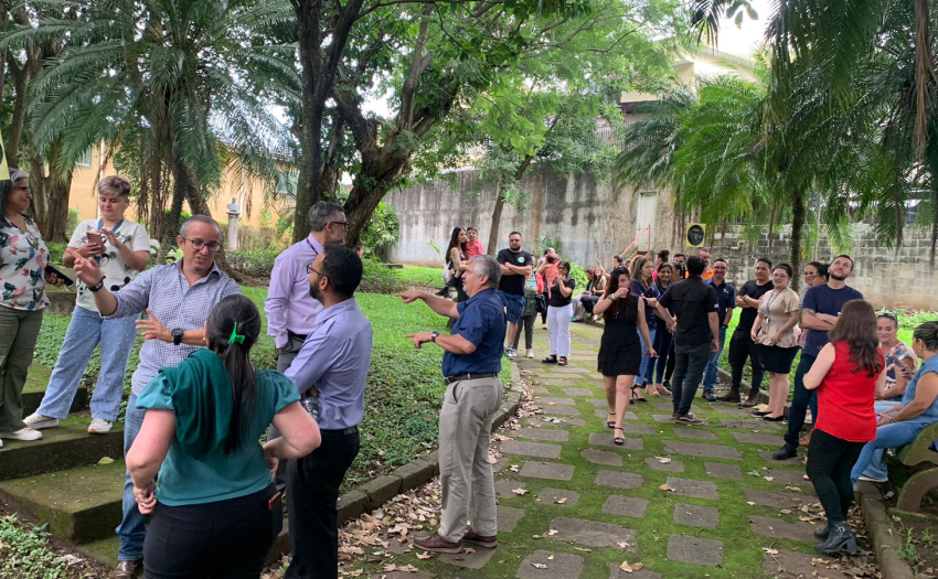 Personal del IMAS durante el Simulacro de evacuación 2024