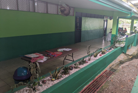 Imagen de las mejoras en la escuela de Potrero Grande