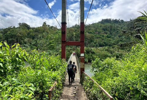 Personal del la ULDS de Turrialba en incursión a Chirripó.